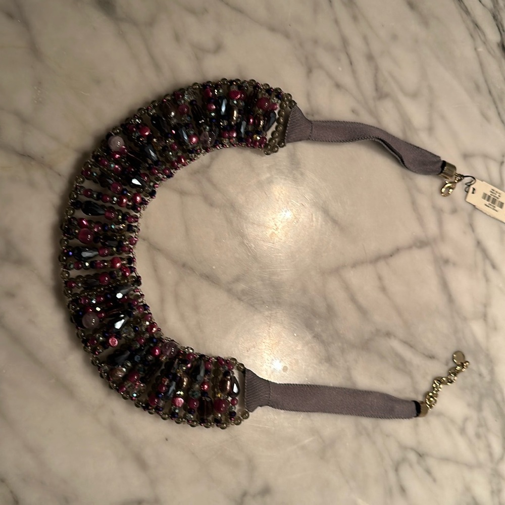 Beautiful, jeweled new with tags holiday necklace